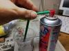 ★缶スプレーの塗料取り出し方法